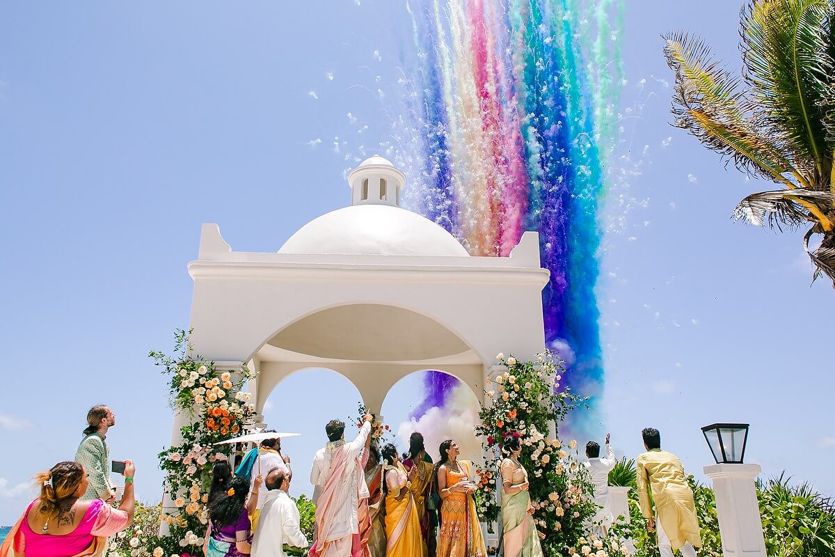 South Asian wedding photographer Riviera Maya