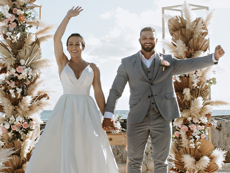 Modern Boho Hard Rock Riviera Maya Wedding Photography
