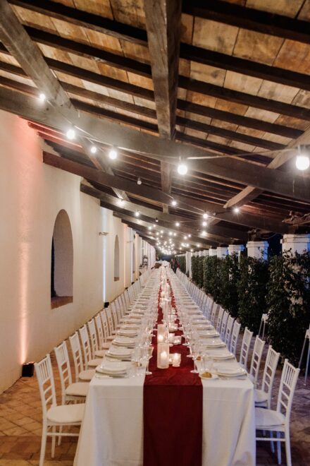 Vibrant atmosphere at Villa Piccolomini as guests celebrate Reeya and Neil’s Sangeet under the Roman sky.