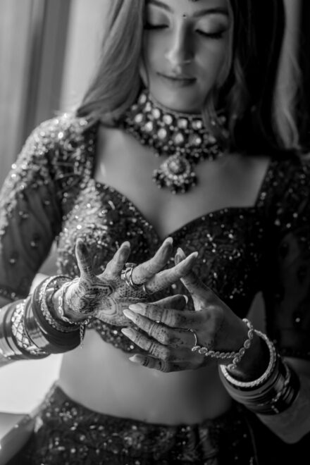 Neil in traditional Indian attire before the wedding ceremony at Villa Miani in Rome.