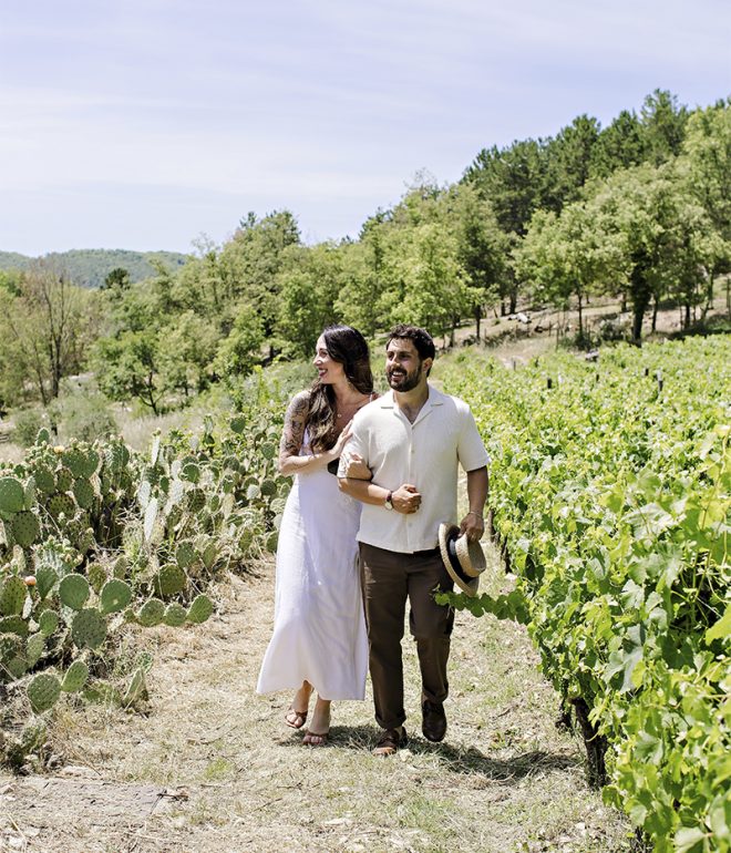 Surprise proposal in Tuscany at Querceto di Castellina captured by Cossu Photography