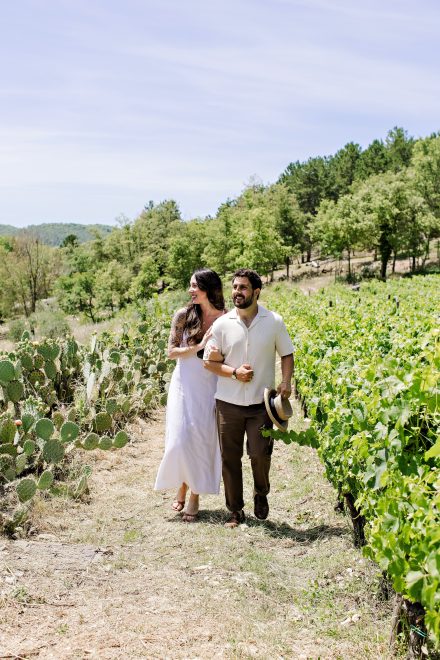 Dan and Sophie enjoying the Chianti countryside together